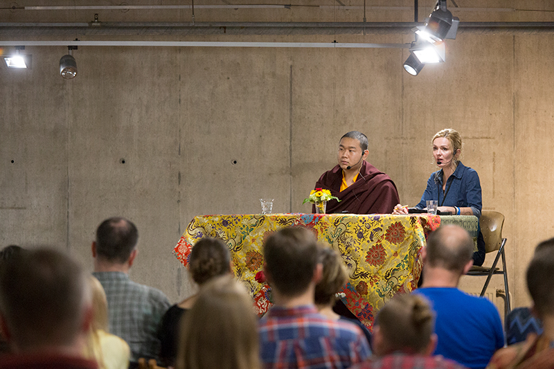 Jamgon Kongtrul rinpoche Warsaw university in 2017